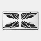 Eagle Wing Black&White Theme Desk Mat (Voorkant)