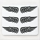 Eagle wing black&white theme muismat (Voorkant)