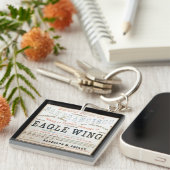 Eagle wing Clipper Zeilen Sleutelhanger (Voorkant Rechts)