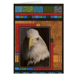 Eagle Wings Blue Card