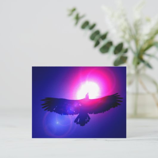 Eagle Wings - Eagle in Flight Briefkaart (Staand voorkant)