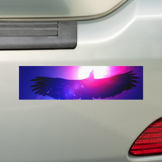 Eagle Wings - Eagle in Flight Bumpersticker (Op auto)