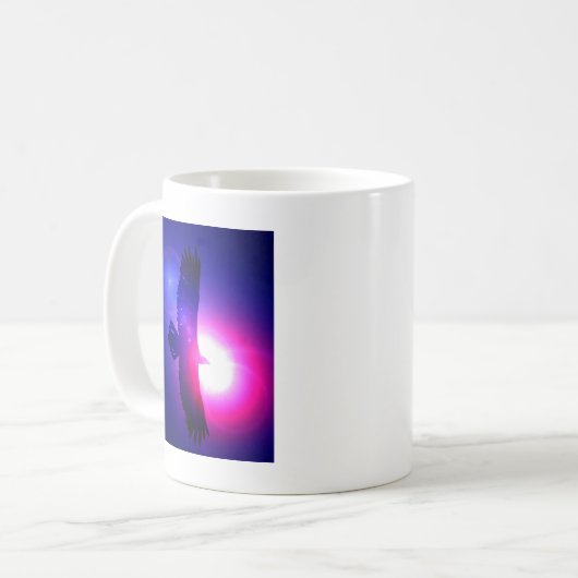 Eagle Wings - Eagle in Flight Koffiemok (Voorkant links)