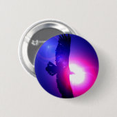 Eagle Wings - Eagle in Flight Ronde Button 5,7 Cm (Voorkant /achterkant)