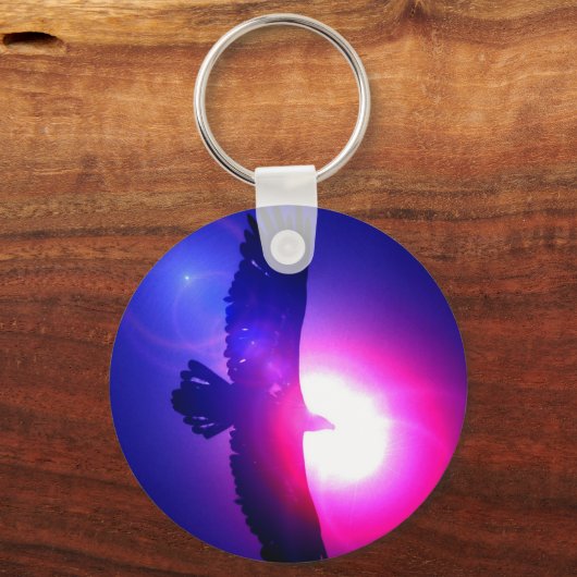 Eagle Wings - Eagle in Flight Sleutelhanger (Voorkant)