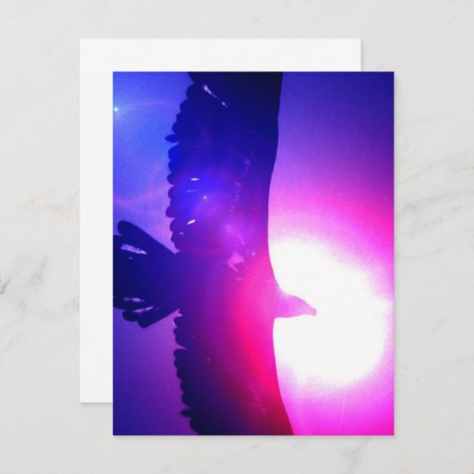 Eagle Wings Uitnodigingen (Voorkant / Achterkant)