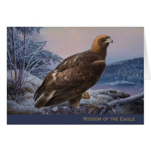 Eagle wisdom Ferdinand von Wright 1884 CC0055 Kaar (Voorkant Horizontaal)