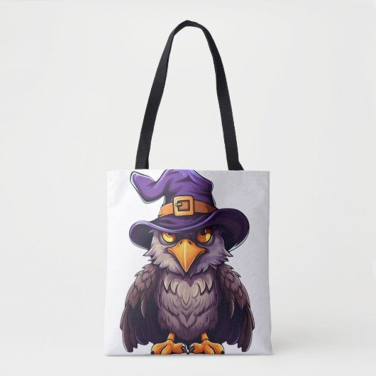 Eagle Witch Pet Funny Halloween Kostuum voor Kinde Tote Bag (Voorkant)