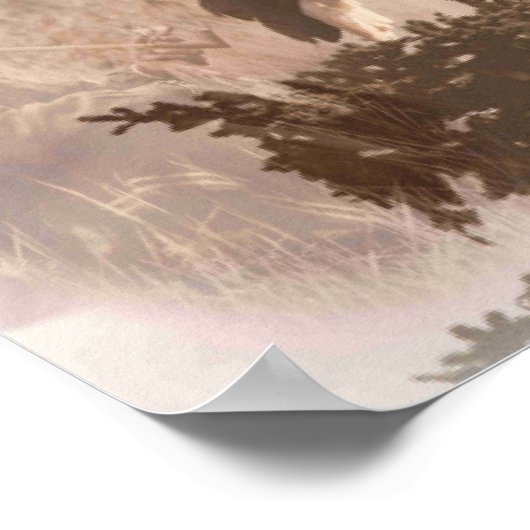 Eagle Wolf Poster (Hoek)