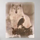 Eagle Wolf Poster (Voorkant)