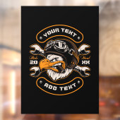 Eagle Wrenches Motorcycle Repair Shop aanpassen Raamsticker (Vel 2)