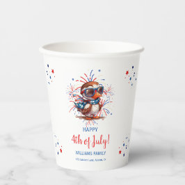 Eagle Zomerfeest Patriottisch VS 4 juli Papieren Bekers