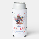 Eagle Zomerfeest Patriottisch VS 4 juli Seltzer Blikjeskoeler (Seltzer Voorkant)