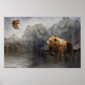 Eaglebeer Mtn. -Eagle, Beer Poster (Voorkant)