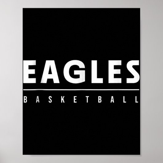 Eagles Basketbal Tanktop Poster (Voorkant)
