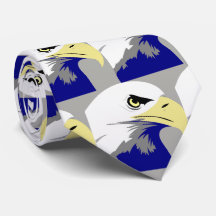 Eagles Blue Football Basketball Baseball Necktie