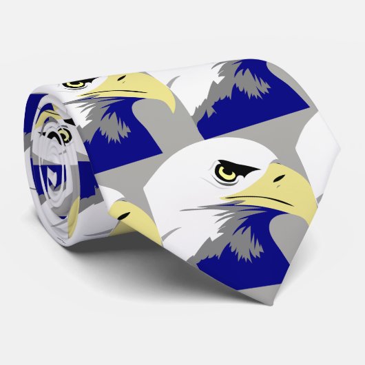 Eagles Blue Football Basketball Baseball Necktie Stropdas (Opgerold)