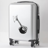 Eagles Claw 8 ball Pool Billiards Game Art Sticker (Koffer)