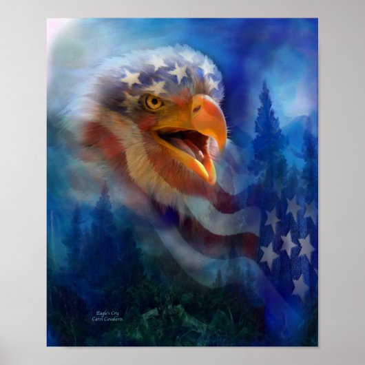 Eagle's Cry Art Poster/Print Poster (Voorkant)