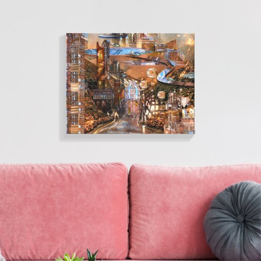 Eagle's Den Wrapped Canvas (Insitu (Woonkamer))