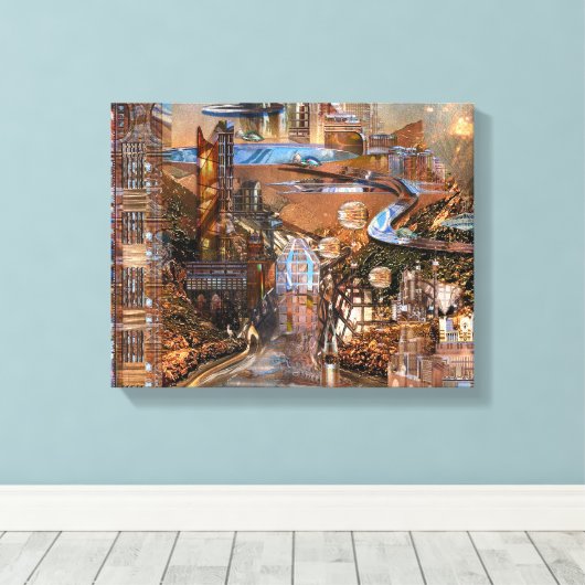 Eagle's Den Wrapped Canvas Afdruk (Insitu (Houten vloer))