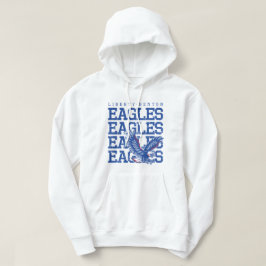 Eagles Distressed LB, GraphicLoveShop Hoodie