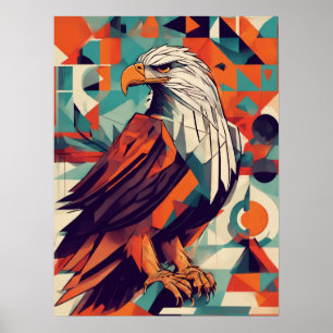 Eagle's Edge: constructivistische compositie Poster