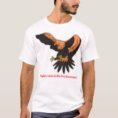 Eagle's Eye Premium op maat gemaakte design t-shir T-shirt (Voorkant)