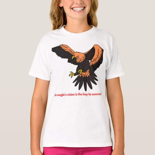 Eagle's Eye Premium op maat gemaakte design t-shir T-shirt (Voorkant)