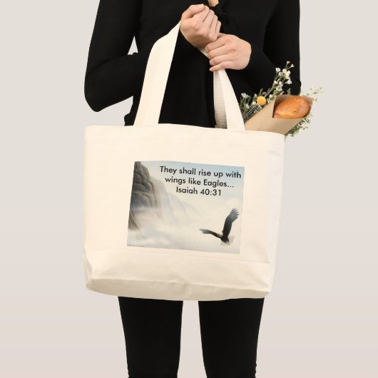 Eagles Flight Grote Tote Bag (Voorkant (product))