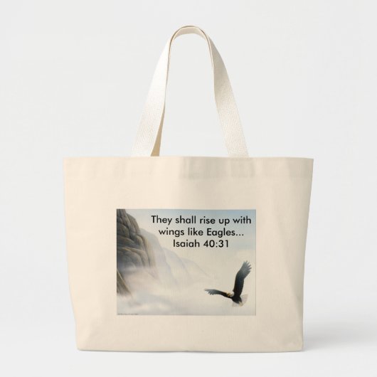 Eagles Flight Grote Tote Bag (Voorkant)