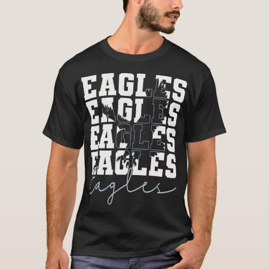 Eagles Fly  Eagles Flying Bird Inspirationa T-shirt (Voorkant)