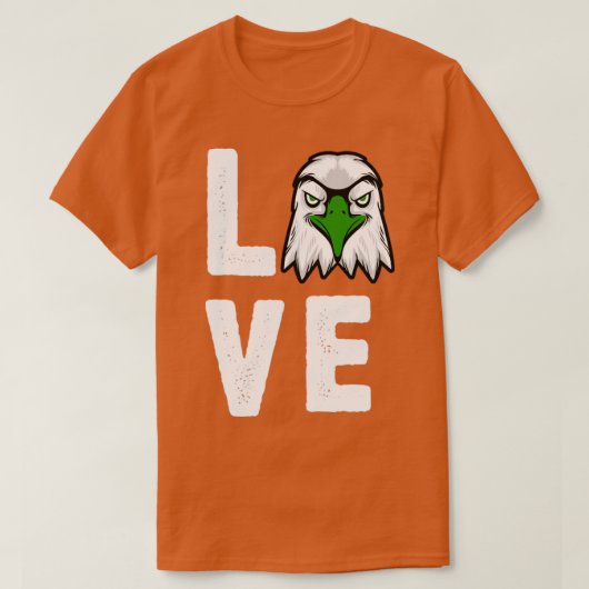 Eagles football t-shirt (Design voorkant)