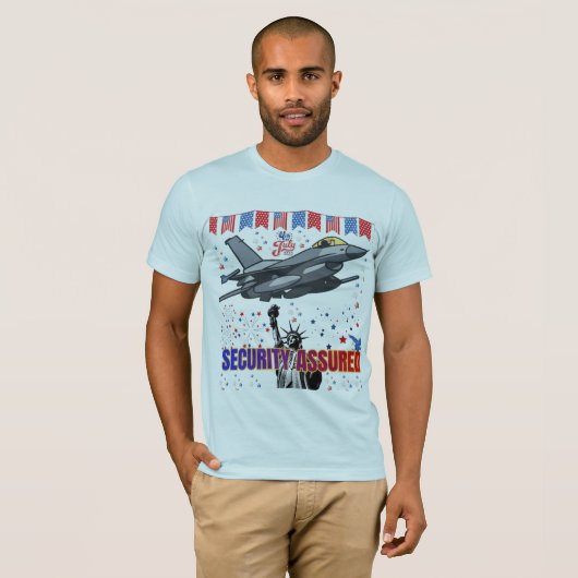 Eagle's Freedom Flight lichtblauw T-shirt (Voorkant volledig)