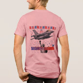 Eagle's Freedom Flight mauve Tri-Blend Shirt (Achterkant)