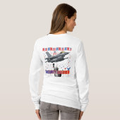 Eagle's Freedom Flight wit T-shirt (Achterkant volledig)