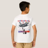 Eagle's Freedom Flight wit T-shirt (Achterkant volledig)