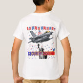 Eagle's Freedom Flight wit T-shirt (Achterkant)