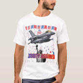 Eagle's Freedom Flight wit T-shirt (Voorkant)
