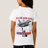 Eagle's Freedom Flight wit T-shirt (Achterkant)