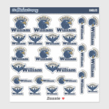 Eagles gepersonaliseerde naamlabels | Stickers van