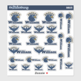 Eagles gepersonaliseerde naamlabels | Stickers van