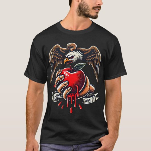 Eagle's Grip van Liefde" T-shirt (Voorkant)