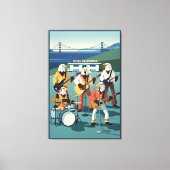 Eagles Hotel California parodie Canvas Afdruk (Voorkant)