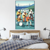 Eagles Hotel California parody Canvas Afdruk (Insitu (Slaapkamer))