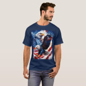 Eagles in vlucht t-shirt (Voorkant volledig)