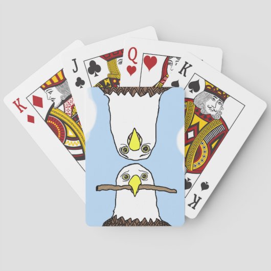 Eagles Joe & Marilyn proberen hun huis opnieuw op  Pokerkaarten (Achterkant)