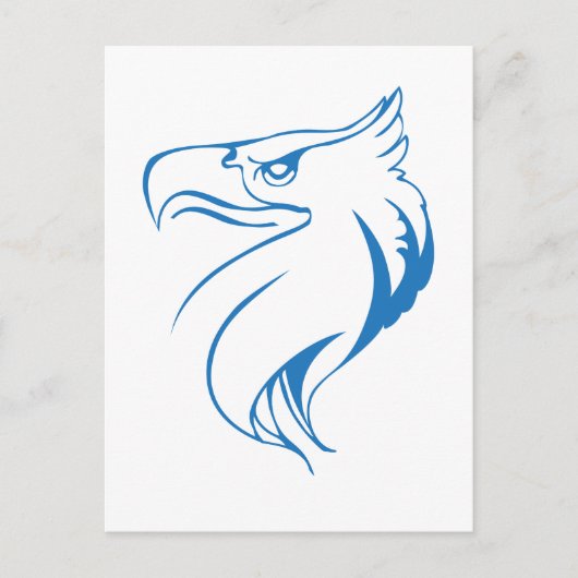 Eagle's kop briefkaart (Voorkant)
