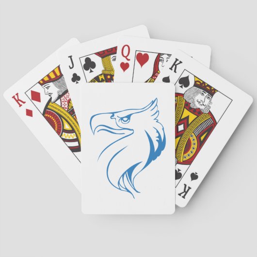 Eagle's kop pokerkaarten (Achterkant)