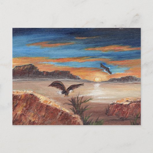 Eagles Landing Post Cards Briefkaart (Voorkant)